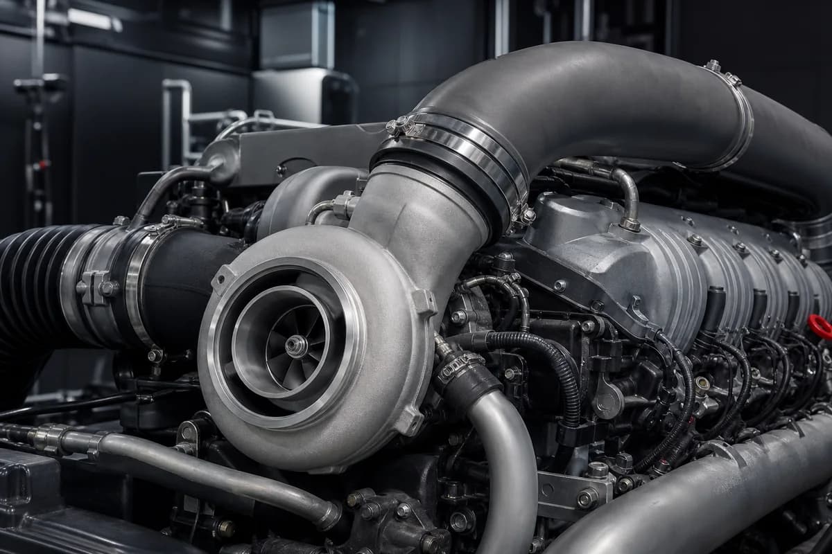 Heavy-duty turbocharger compressor and clean engine intake hardware